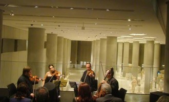 Το κουαρτέτου Richter της Φιλαρμονικής Ορχήστρας του Ισραήλ στο Μουσείο της Ακρόπολης