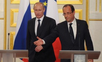 Ψυχρό κλίμα μεταξύ Πούτιν και Ολάντ για τις επιδρομές στην Συρία
