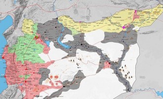 Δείτε πώς είχε διαμορφωθεί ο χάρτης της Συρίας έως τις 13 Οκτωβρίου