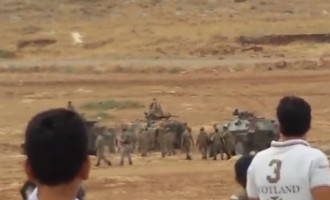 Η Τουρκία εισέβαλε στη Συρία με μια τεθωρακισμένη ταξιαρχία (βίντεο + χάρτης)