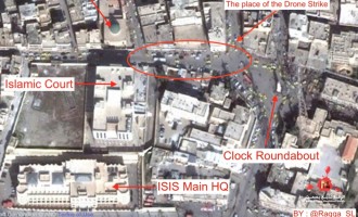 Αεροπλάνα βομβαρδίζουν ανηλεώς την πρωτεύουσα του Ισλαμικού Κράτους