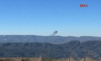 Τουρκικά αεροσκάφη κατέρριψαν μαχητικό στα συριακά σύνορα (βίντεο)