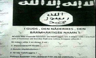Ισλαμικό Κράτος στη Σουηδία: “Εξισλαμιστείτε ή θα αποκεφαλιστείτε”