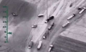 Οι Ρώσοι βομβάρδισαν κονβόι με 170 βυτιοφόρα με πετρέλαιο τζιχαντιστών