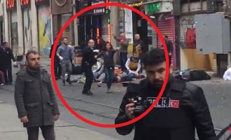Δείτε σε βίντεο τη στιγμή της επίθεσης αυτοκτονίας στην Κωνσταντινούπολη