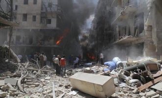 20 αεροπορικές επιδρομές κατά των τουρκόφιλων και της Αλ Κάιντα στο Χαλέπι