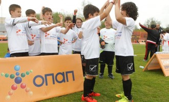 Μεγάλη γιορτή του αθλητισμού από την ΟΠΑΠ στη Λάρισα με τη συμμετοχή 860 παιδιών