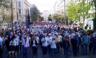 Πάτρα – Αθήνα 220 χλμ πορεία κατά της ανεργίας από χιλιάδες πολίτες