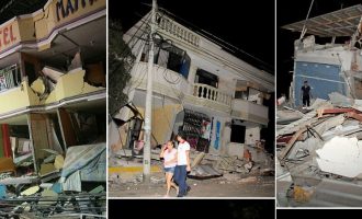 Ισχυρότατος σεισμός 7,8 Ρίχτερ στον Ισημερινό – 7,4 είχαν χτυπήσει πριν το Περού