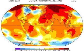 NASA: Ήταν ο θερμότερος Απρίλιος που έχει καταγραφεί ποτέ