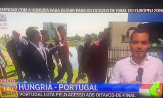 Ο Ρονάλντο άρπαξε μικρόφωνο δημοσιογράφου και το πέταξε σε λίμνη (βίντεο)