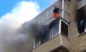 Ιωάννινα: Πήδηξε από τον 2ο όροφο για να σωθεί από τη φωτιά