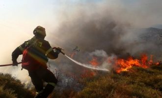 Η Κύπρος αρχίζει να θέτει υπό μερικό έλεγχο την πυρκαγιά