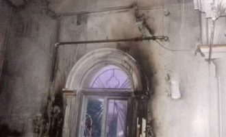 Τζιχαντιστές πυρπόλησαν ασσυριακή εκκλησία στη βόρεια Συρία (φωτο)