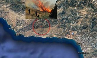 Μεγάλη πυρκαγιά στο Ρέθυμνο – Εκκενώθηκε ο οικισμός Αγίου Παύλου