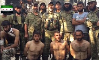 Οι τουρκόφιλοι τζιχαντιστές δείχνουν σε βίντεο αιχμάλωτους άνδρες των SDF (βίντεο)