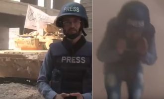 Ρωσική ρουκέτα “πετυχαίνει” δημοσιογράφο του Al Jazeera στο Χαλέπι (βίντεο)