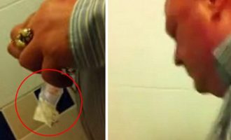 Έπιασαν Βρετανό δήμαρχο να παίρνει κοκαϊνη σε τουαλέτες  (βίντεο)