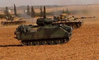 Το Ισλαμικό Κράτος κατέστρεψε δύο τουρκικά τανκς βόρεια της Αλ Μπαμπ