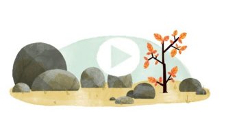 Η φθινοπωρινή ισημερία ξεκινά με πτώση των φύλλων από το Doodle της Google