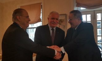 Τριμερή συνεργασία Ελλάδας, Κύπρου, Παλαιστίνης στον ΟΗΕ