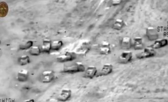 Οι Ρώσοι βομβάρδισαν φάλαγγες του Ισλαμικού Κράτους νότια της Ράκα – 80 νεκροί τζιχαντιστές