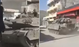 Τουρκικά τανκς στη συριακή Αζάζ με αποστολή να σκοτώσουν Κούρδους (βίντεο)