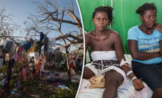 Φρίκη στην Αϊτή μετά τον τυφώνα – Πετάνε τα πτώματα στη θάλασσα
