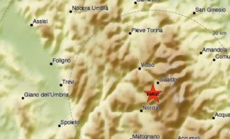 Σείεται η κεντρική Ιταλία, νέος σεισμός 4,5 Ρίχτερ