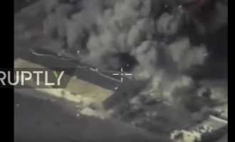 Δείτε σε βίντεο τους Ρώσους να τινάζουν στο αέρα τζιχαντιστές στη Συρία (βίντεο)