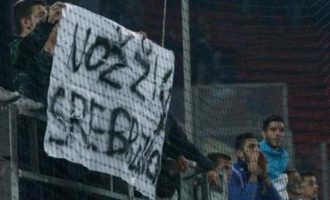 Βρέθηκε και “τελειώνει” ο φασίστας με το πανό για τη σφαγή της Σρεμπρένιτσα
