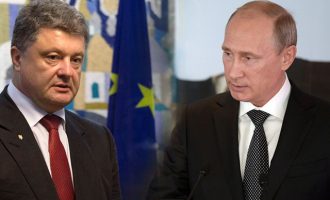H Ουκρανία κατηγορεί τον Πούτιν ότι έστησε τηλεφωνική φάρσα στον Ποροσένκο