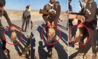 Οι μισθοφόροι των Τούρκων άρχισαν να κόβουν κεφάλια στη Συρία (βίντεο)