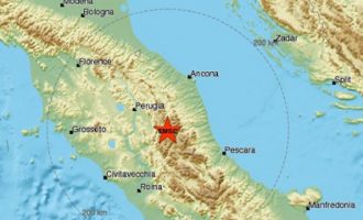 Nέος σεισμός 4,3 Ρίχτερ στην κεντρική Ιταλία