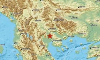 Σεισμός 4,8 Ρίχτερ με επίκεντρο βορειοδυτικά του Κιλκίς