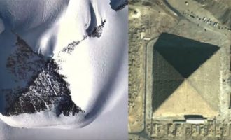 To Google Earth αποκάλυψε πυραμίδες στην Ανταρκτική – Ή τουλάχιστον έτσι μοιάζουν (βίντεο)