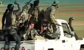 Δείτε βίντεο από την επίθεση Τούρκων και Τουρκμένων στην Καμπασίν στη Συρία (βίντεο)