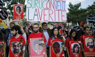 Κούρδοι διαδήλωσαν  στη Μασσαλία κατά των διώξεων του Ερντογάν