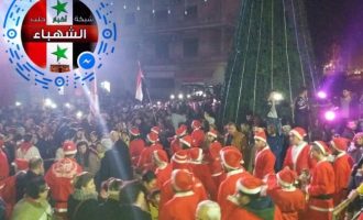 Στο ελεύθερο από τζιχαντιστές Χαλέπι γιορτάζουν τα Χριστούγεννα (φωτο)