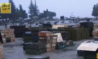 Μεγάλες ποσότητες οπλισμού των τζιχαντιστών ανακάλυψε ο στρατός στο Χαλέπι (βίντεο)