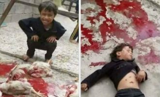 Δείτε πώς η Αλ Κάιντα έστηνε ψεύτικες φωτογραφίες με νεκρά παιδιά στο Χαλέπι (φωτο)