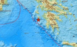 Σεισμός 3,6 Ρίχτερ νοτιοδυτικά της Ζακύνθου