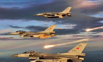 Τουρκικά μαχητικά έκαναν εικονικό βομβαρδισμό πάνω από την Κίναρο