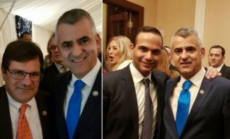 Ο βορειοηπειρώτης βουλευτής Βαγγέλης Ντούλες συναντήθηκε με τους Έλληνες του Τραμπ