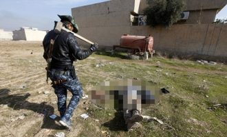 Άταφοι τζιχαντιστές σαπίζουν στους δρόμους της Μοσούλης και απειλούν με “μαύρο θάνατο”