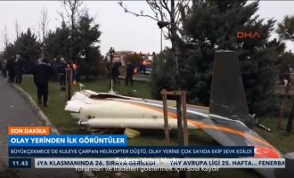 Τραγωδία στην Κωνσταντινούπολη: Πέντε νεκροί από συντριβή ελικοπτέρου (βίντεο)