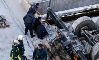 Τραγωδία στη Καλαμαριά: Νεκρός χειριστής γερανού που έπεσε μέσα στο εργοτάξιο του μετρό
