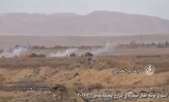 Ο στρατός της Συρίας επιτίθεται στο Ισλαμικό Κράτος ανατολικά της Παλμύρας (βίντεο)