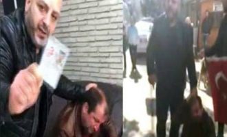 Τούρκος δέρνει Τούρκο πρώην αστυνομικό διευθυντή ως “γκιουλενιστή” (βίντεο)