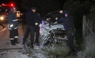 Τραγωδία στη Θεσσαλονίκη: Νεκροί τέσσερις νέοι 17-19 ετών σε τροχαίο